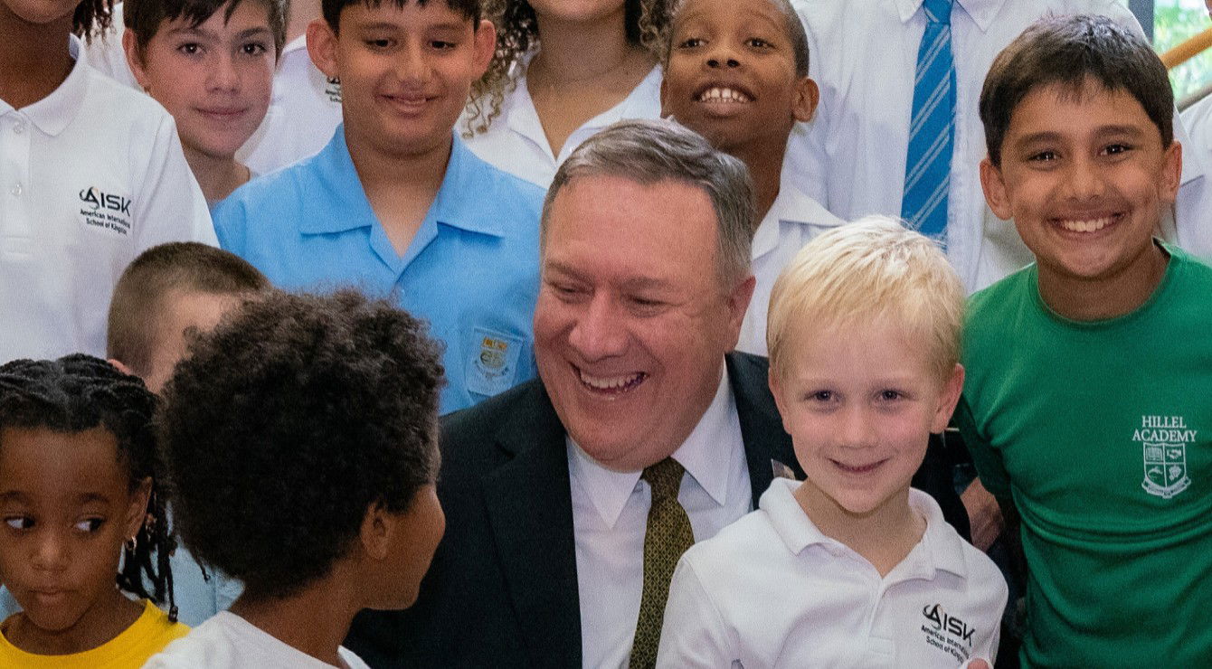 Mike Pompeo and Children