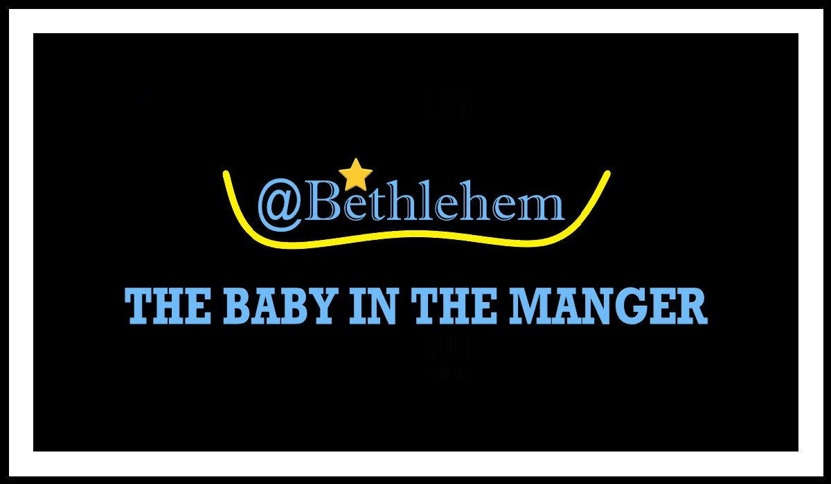 Faith Expression Artwork Entitled, “The Baby in a Manger,” which is about the Birth of Jesus Christ