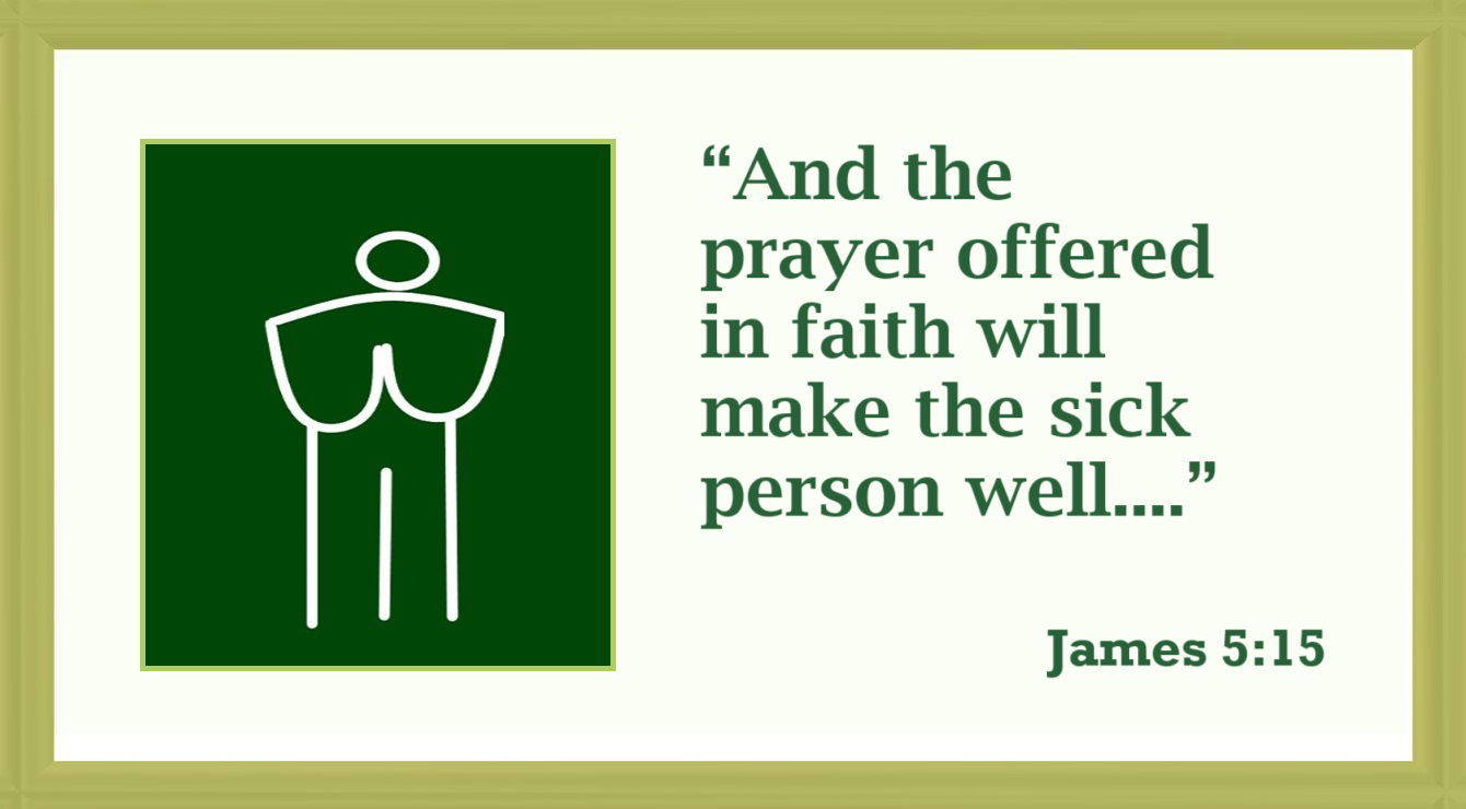 Faith Expression Artwork Based on James 5:15 - “And the prayer offered in faith will make the sick person well….”