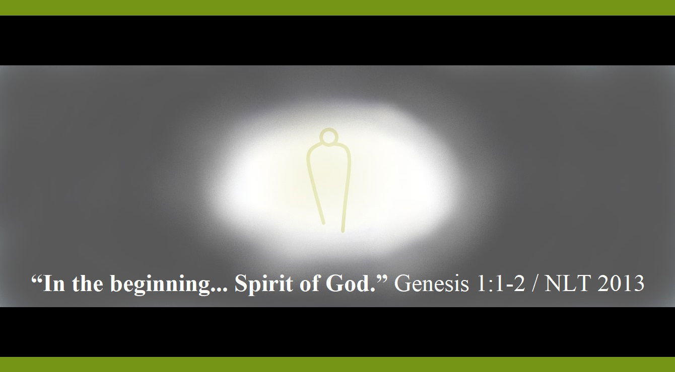 “Spirit of God” – Faith Expression Artwork Based on Bible Verses Genesis 1:1-2 - “In the beginning God created the heavens and the earth. The earth was formless and empty, and darkness covered the deep waters. And the Spirit of God was hovering over the surface of the waters.”