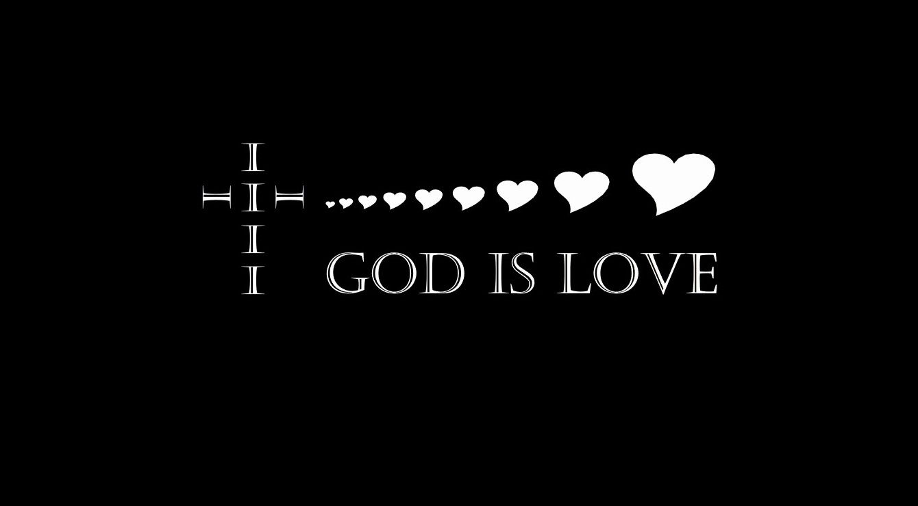 “God is Love Image 3” – Faith Expression Artwork Based on Bible Verse 1 John 4:16 - “So we have known and believe the love that God has for us. God is love, and those who abide in love abide in God, and God abides in them.”