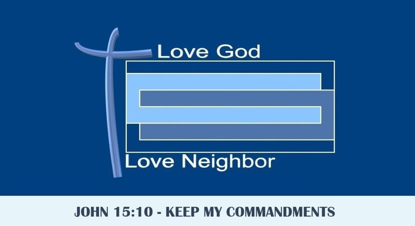 Faith Expression Artwork about Union with Love Based on John 15:10 - “If ye keep my commandments, ye shall abide in my love; even as I have kept my Father's commandments, and abide in his love.” - Keep My Commandments