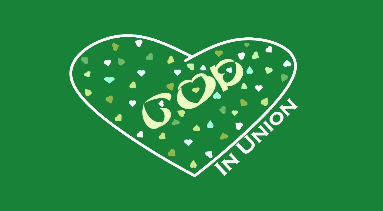 Faith Expression Artwork about Union with Love Based on 1 John 4:19 - “We love him, because he first loved us.” - God: First to Love – In Union with Love