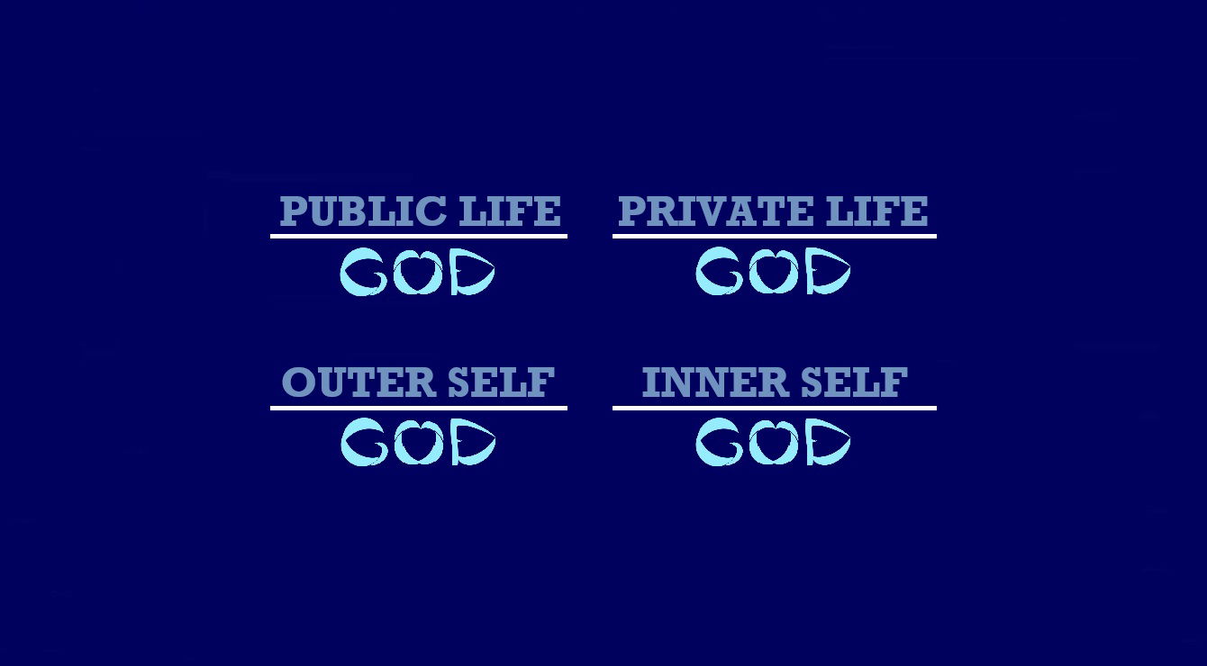 “One Life, One Common Denominator” - Faith Expression Artwork Based on Gospel Verses about the Greatest Commandment – to Love God: Mark 12:30 and Matthew 22:37