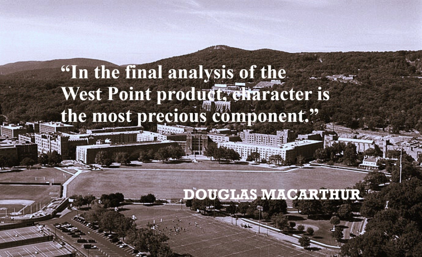 DOUGLAS MACARTHUR Education Quote: “In the final analysis of the West Point product, character is the most precious component.”