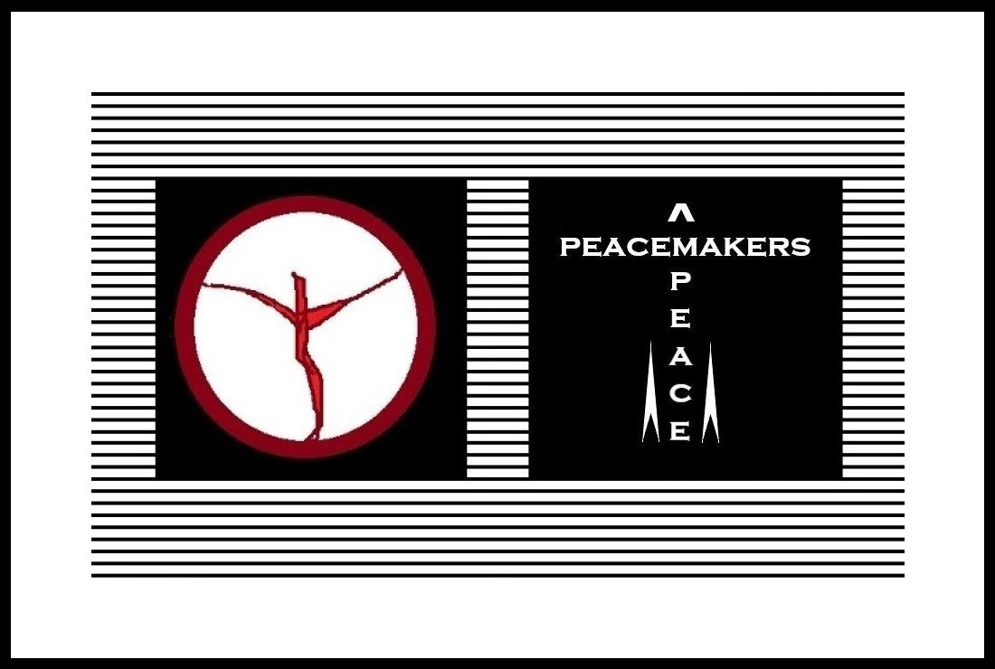 Faith Expression Artwork about the Beatitudes based on Matthew 5:9 and given the title, “Peacemakers and Blessed”