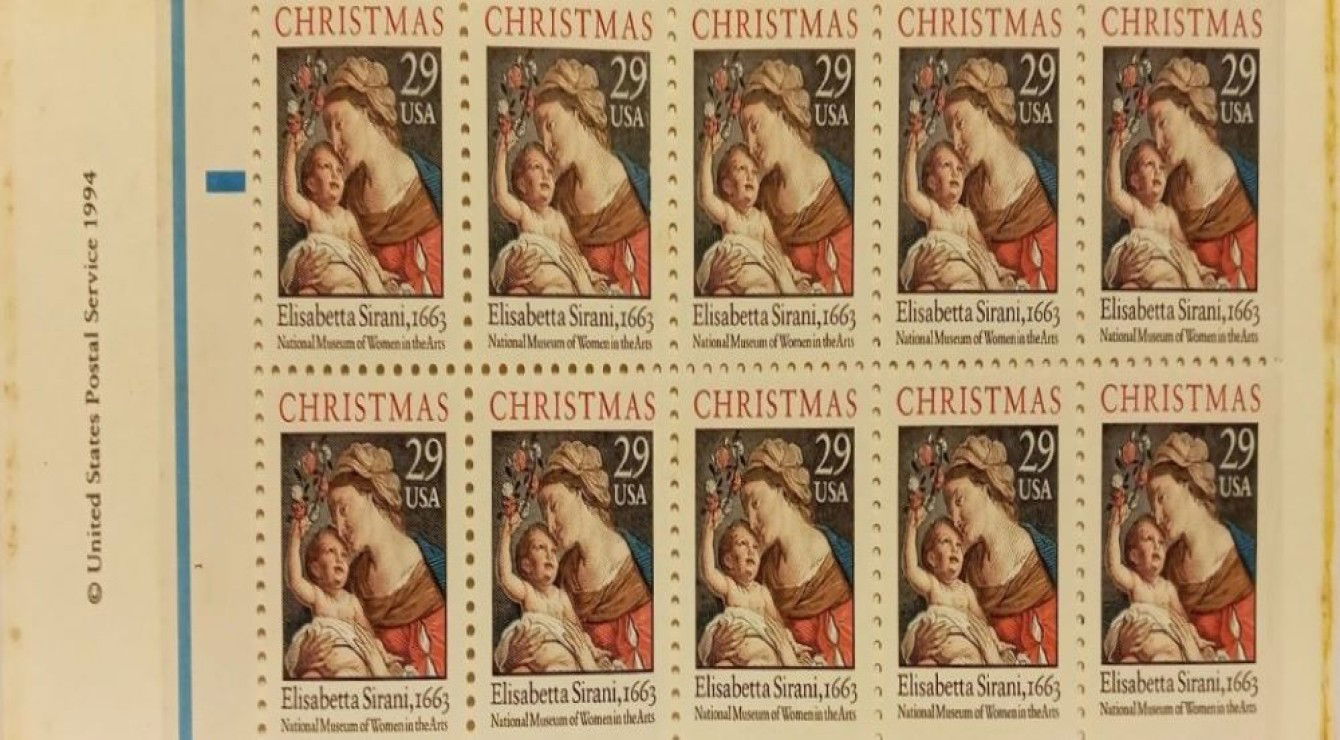 1994 Christmas stamps from the United States of America; Booklet stamps