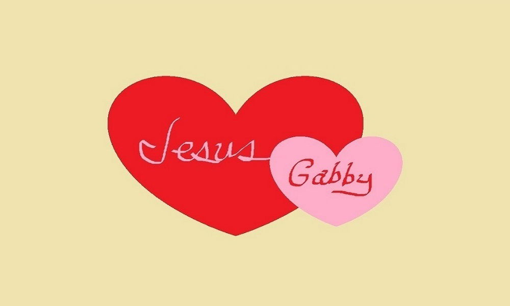 Gabby’s Faith Expression Artwork: Jesus and Gabby