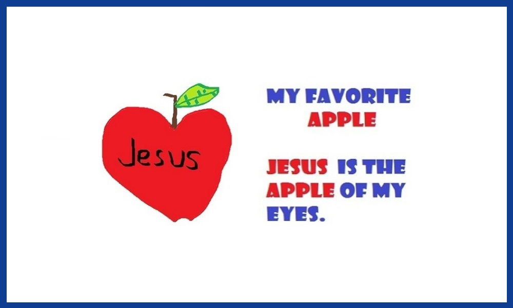 Gabby’s Faith Expression Artwork: My Favorite Apple