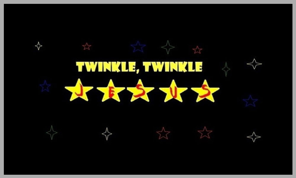 Gabby’s Faith Expression Artwork: Twinkle, Twinkle Jesus Star