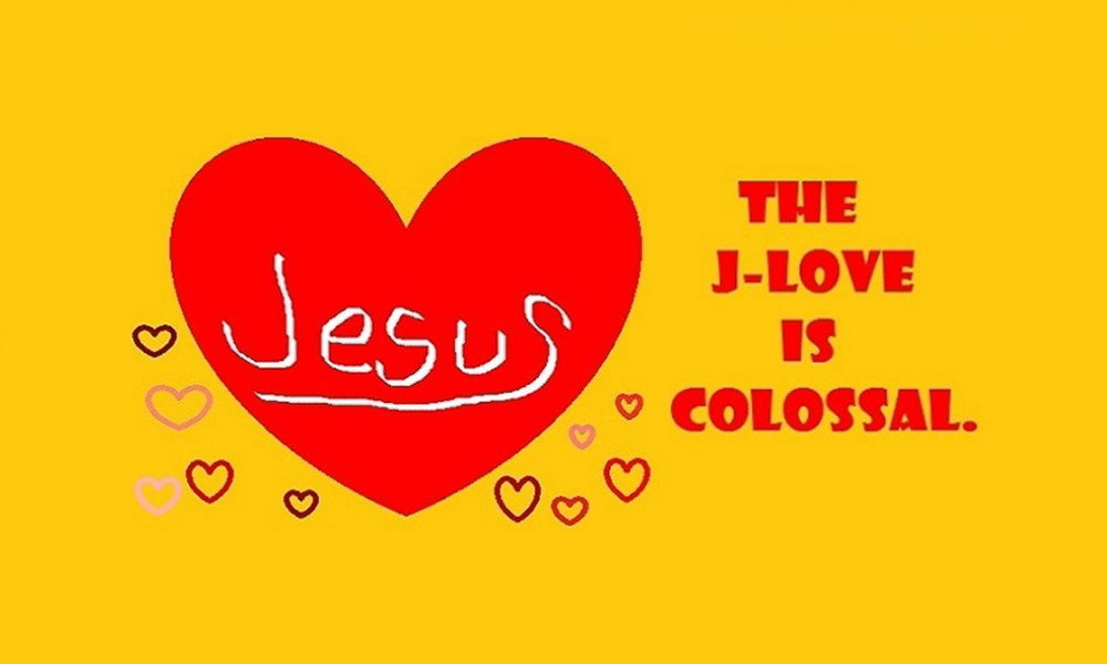 Gabby’s Faith Expression Artwork: The J-Love is Colossal