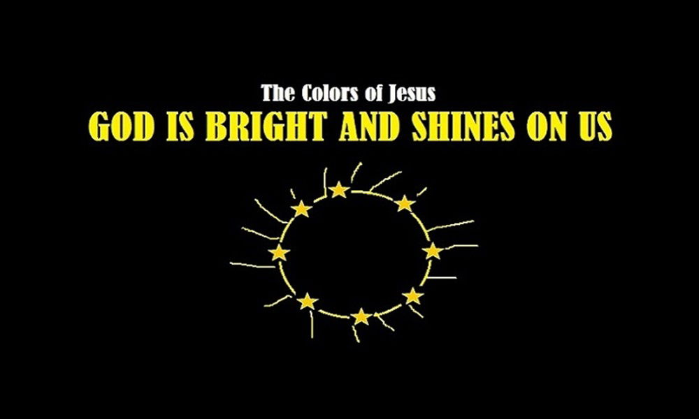 Gabby’s Faith Expression Artwork: The Colors of Jesus: God is Bright