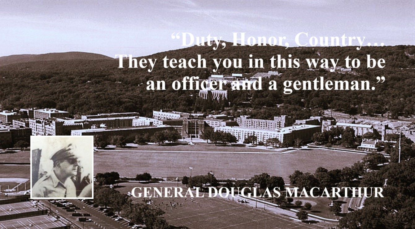 Douglas MacArthur Quote: An Officer and A Gentleman - “Duty, Honor, Country… They teach you in this way to be an officer and a gentleman.” – Douglas MacArthur