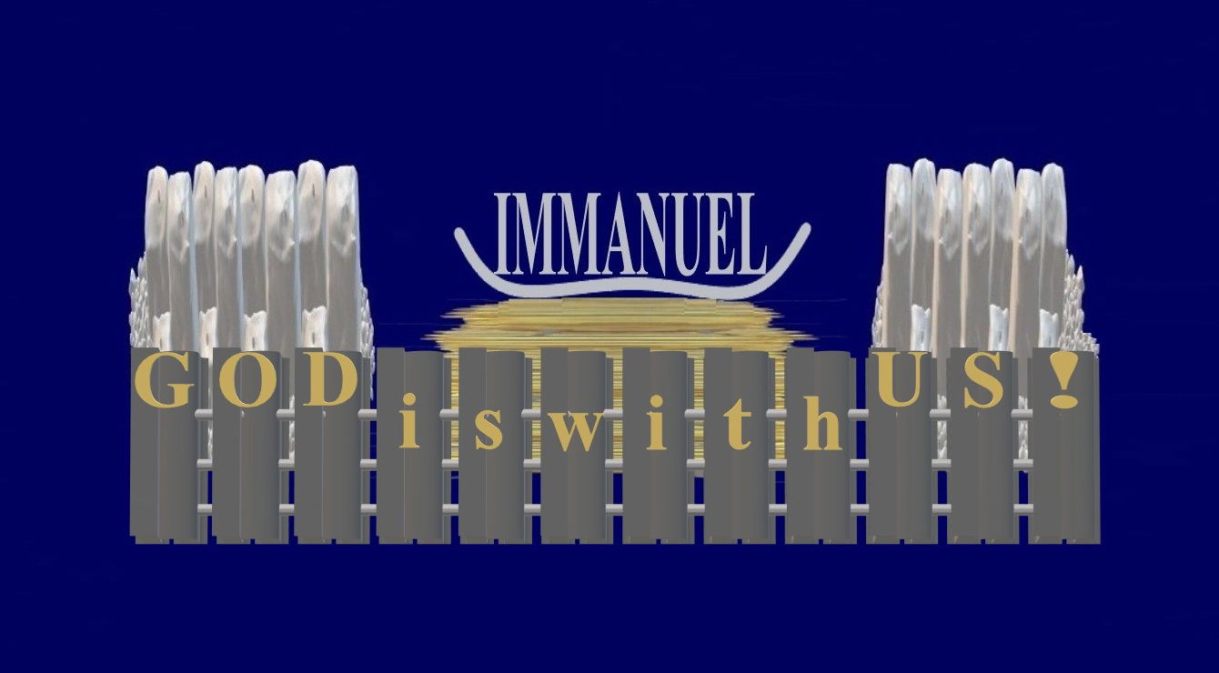 “Immanuel” - Faith Expression Artwork Based on Bible Verse Isaiah 7:14 – “Therefore the Lord himself shall give you a sign; Behold, a virgin shall conceive, and bear a son, and shall call his name Immanuel.”