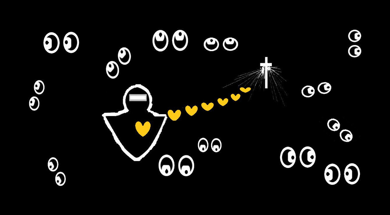 Faith Expression Artwork Based on Matthew 5:8 and Entitled, “Hearts of Gold and Blessed;” Matthew 5:8 - “Blessed are the pure in heart: for they shall see God.”