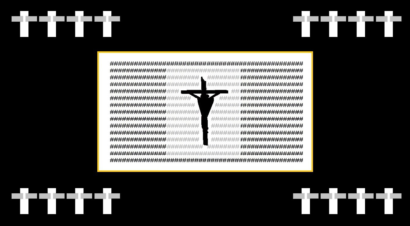 Faith Expression Artwork about Luke 23:46, the Seventh of the Seven Last Words of Christ: “Father, into thy hands I commend my spirit.”