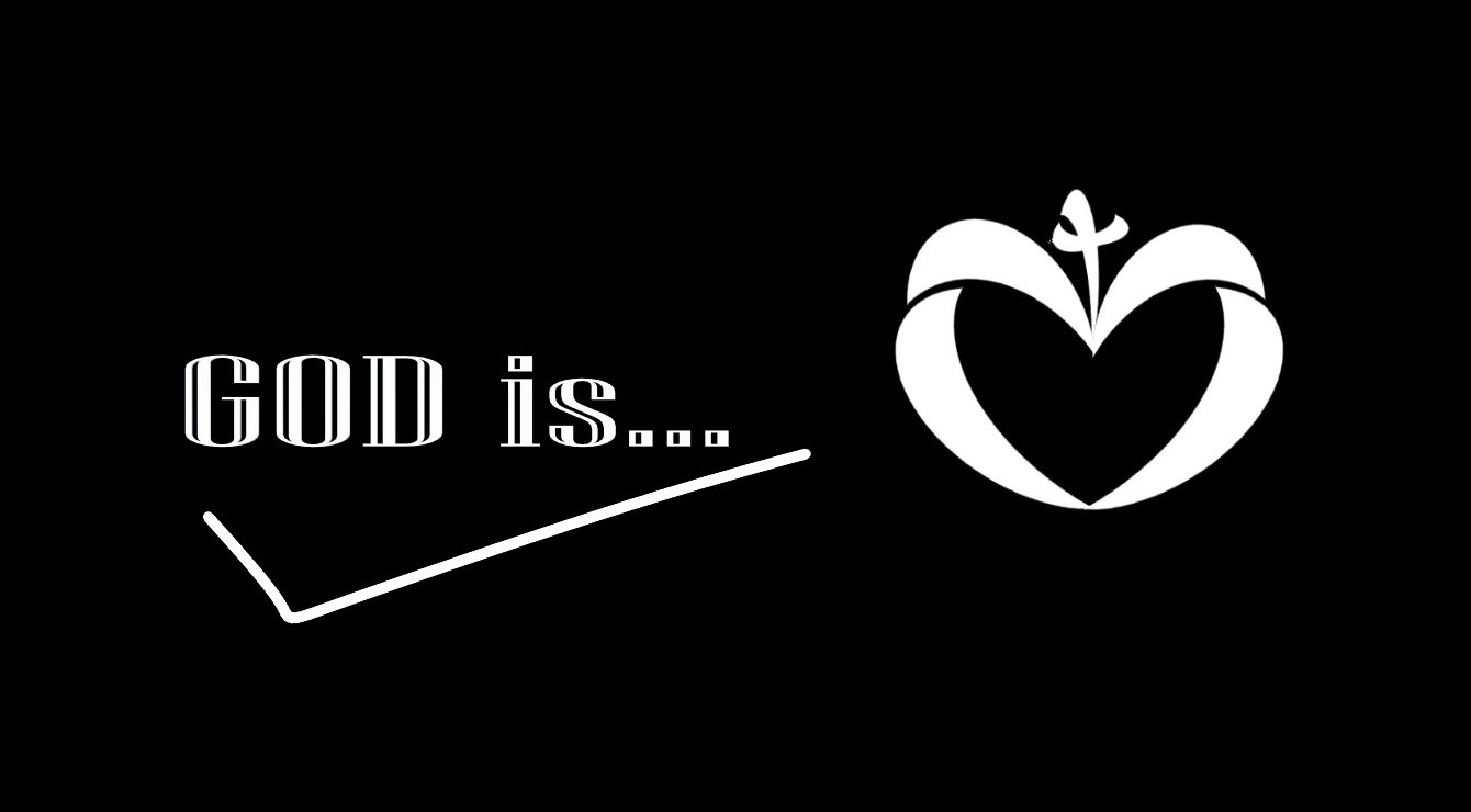 God is Love: Faith Expression Artwork about the Holy Trinity Based on Bible Verse 1 John 4:16 - “And so we know and rely on the love God has for us. God is love. Whoever lives in love lives in God, and God in them.”