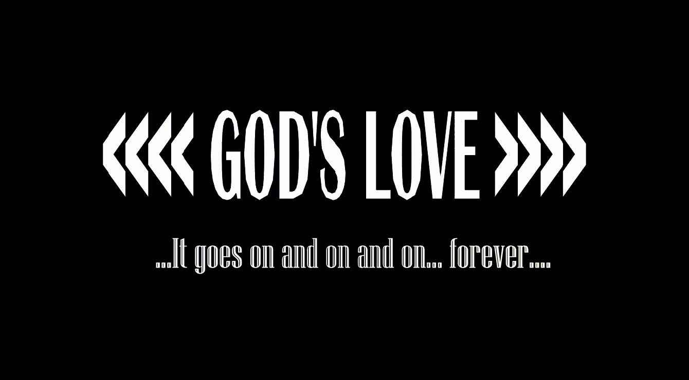 God’s Love: Faith Expression Artwork about the Holy Trinity Based on Bible Verse 1 Corinthians 13:8 - “Love never ends.”