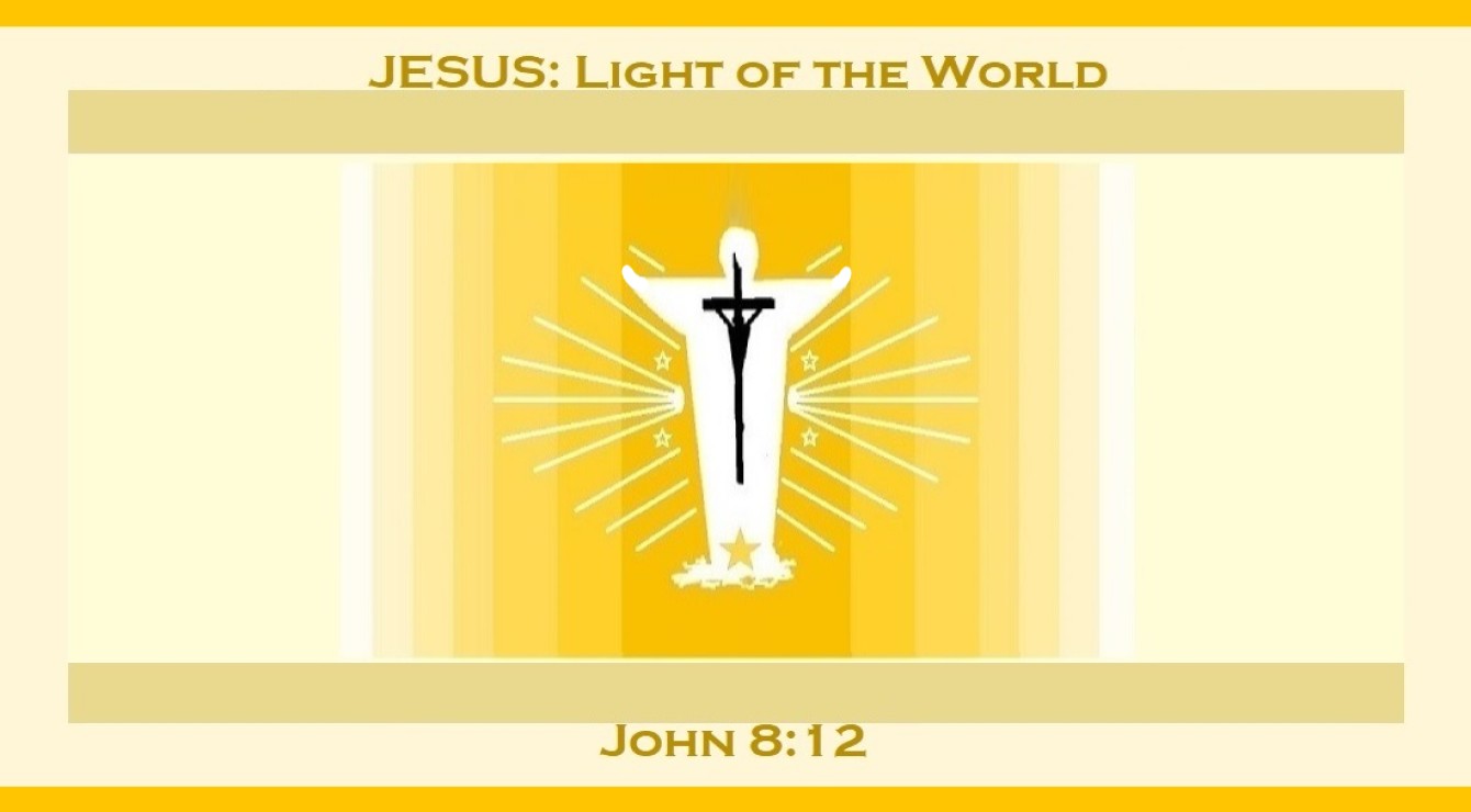 Jesus the Light of the World: Faith Expression Artwork about the Holy Trinity Based on John 8:12 - “I am the light of the world. Whoever follows me will never walk in darkness, but will have the light of life.”
