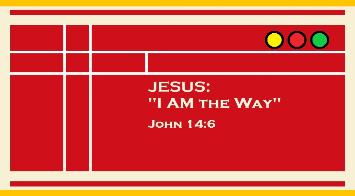 Jesus the Way: Faith Expression Artwork about the Holy Trinity Based on John 14:6 - “I am the way and the truth and the life. No one comes to the Father except through me.”