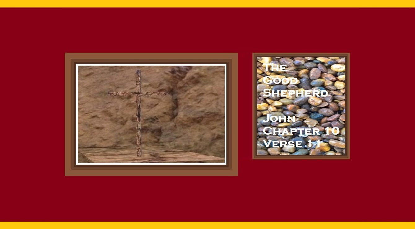 Jesus the Good Shepherd: Faith Expression Artwork about the Holy Trinity Based on John 10:11 - “I am the good shepherd. The good shepherd lays down his life for the sheep.”