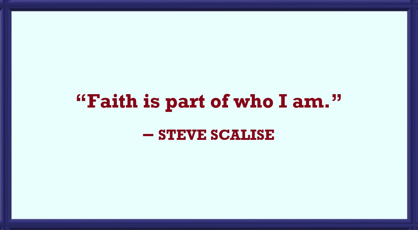 Faith Quote by Steve Scalise: “Faith is part of who I am” – Steve Scalise