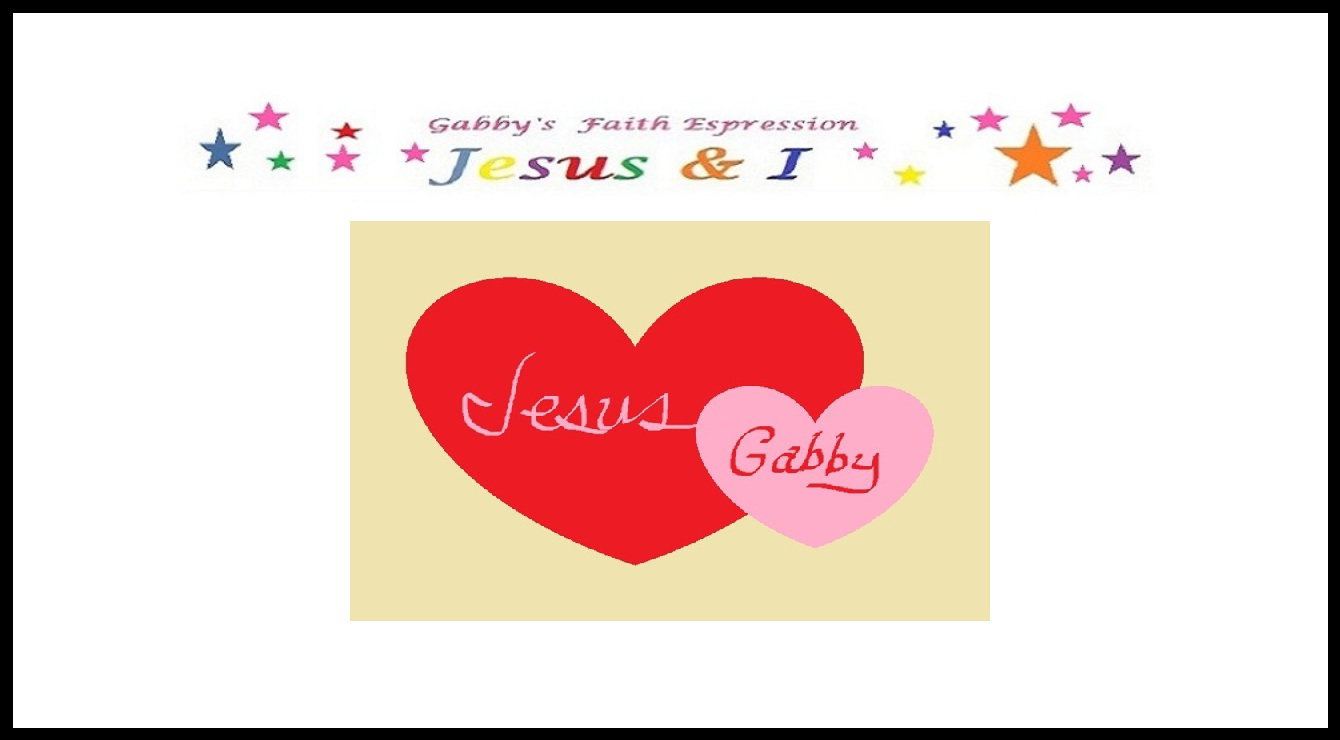 Jesus and Gabby - Faith Expression Artwork Entitled “Jesus and Gabby” by Little Angel Gabby