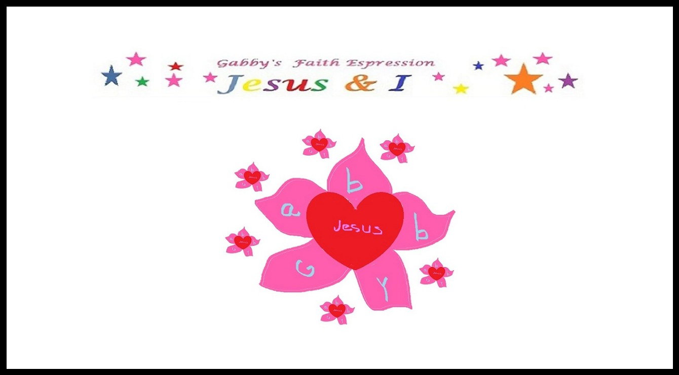 The Flower of Jesus - Faith Expression Artwork Entitled “The Flower of Jesus” by Little Angel Gabby