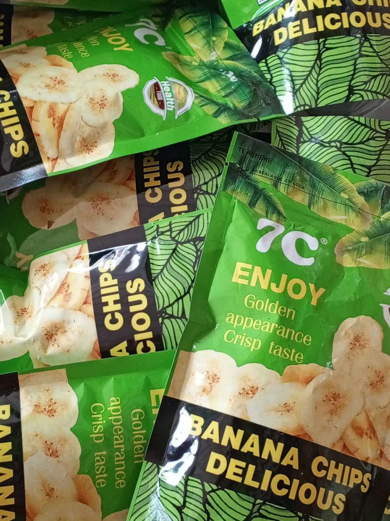 BANANA CHIPS AND KAMOTE CHIPS