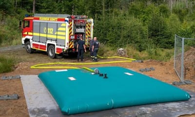 Löschwassertank 50.000 Liter: Große Speicherkapazität für Industrie, Landwirtschaft und Katastrophenschutz