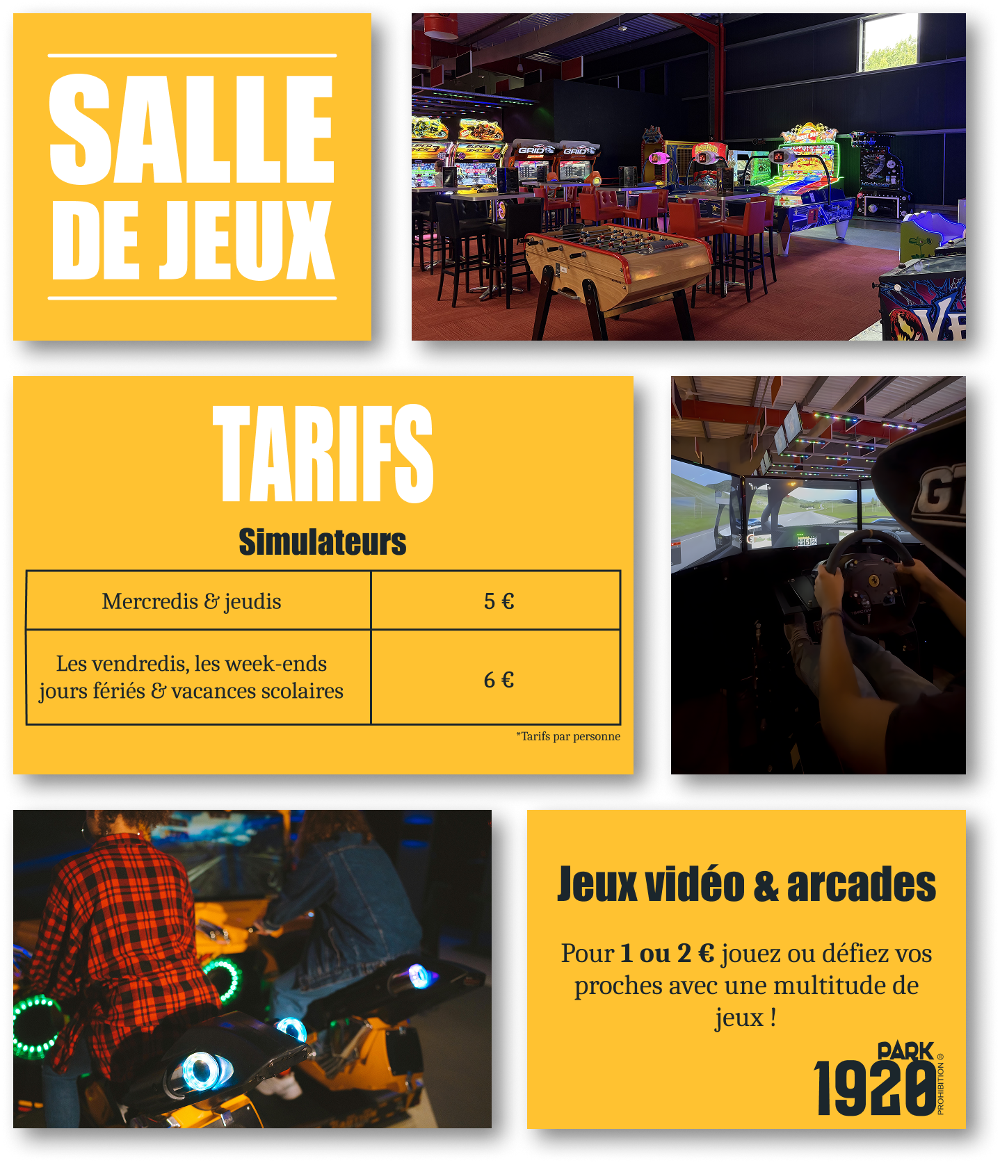 SIMULATEURS & JEUX D'ARCADE