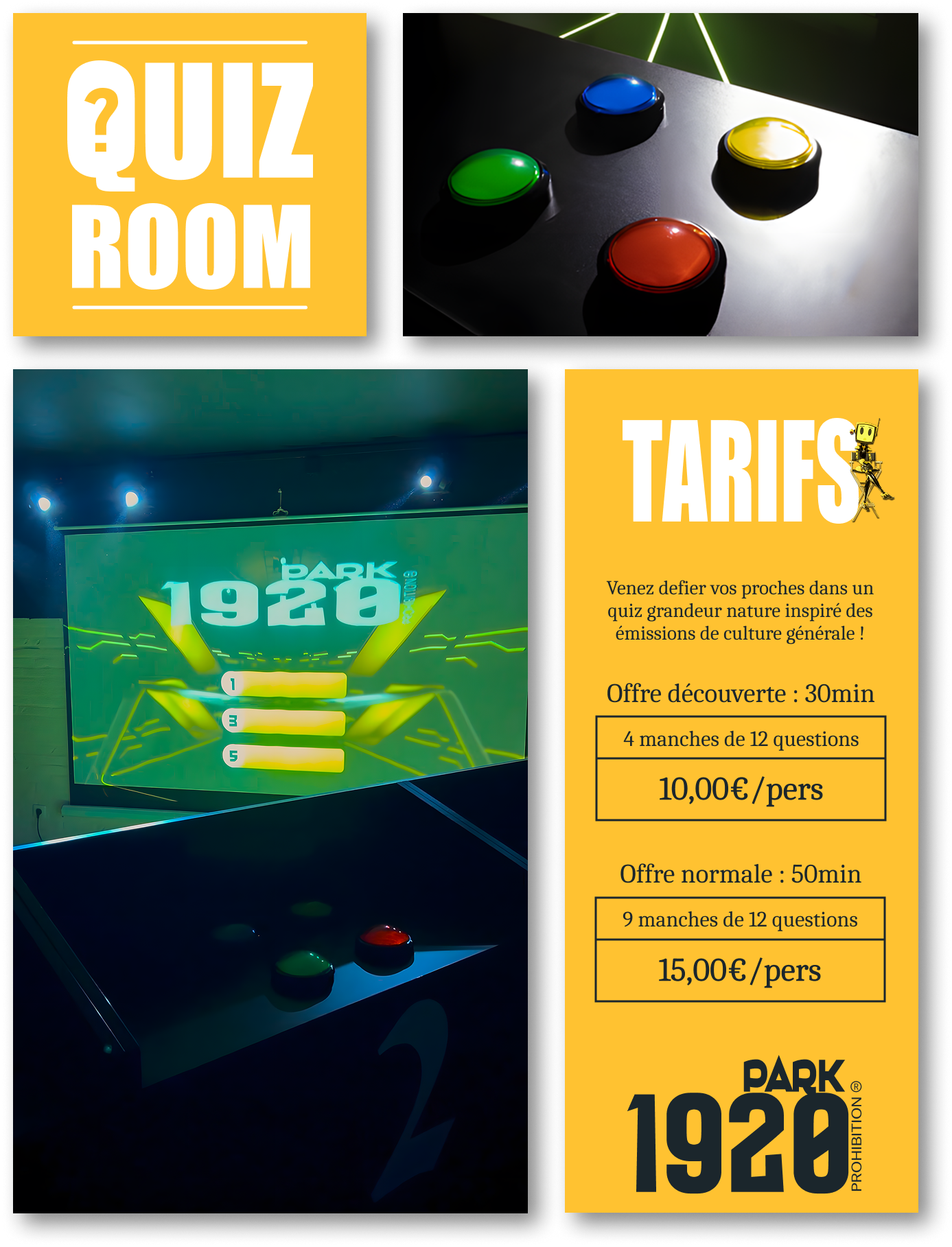 OUR QUIZ ROOM IS WAITING FOR YOU!