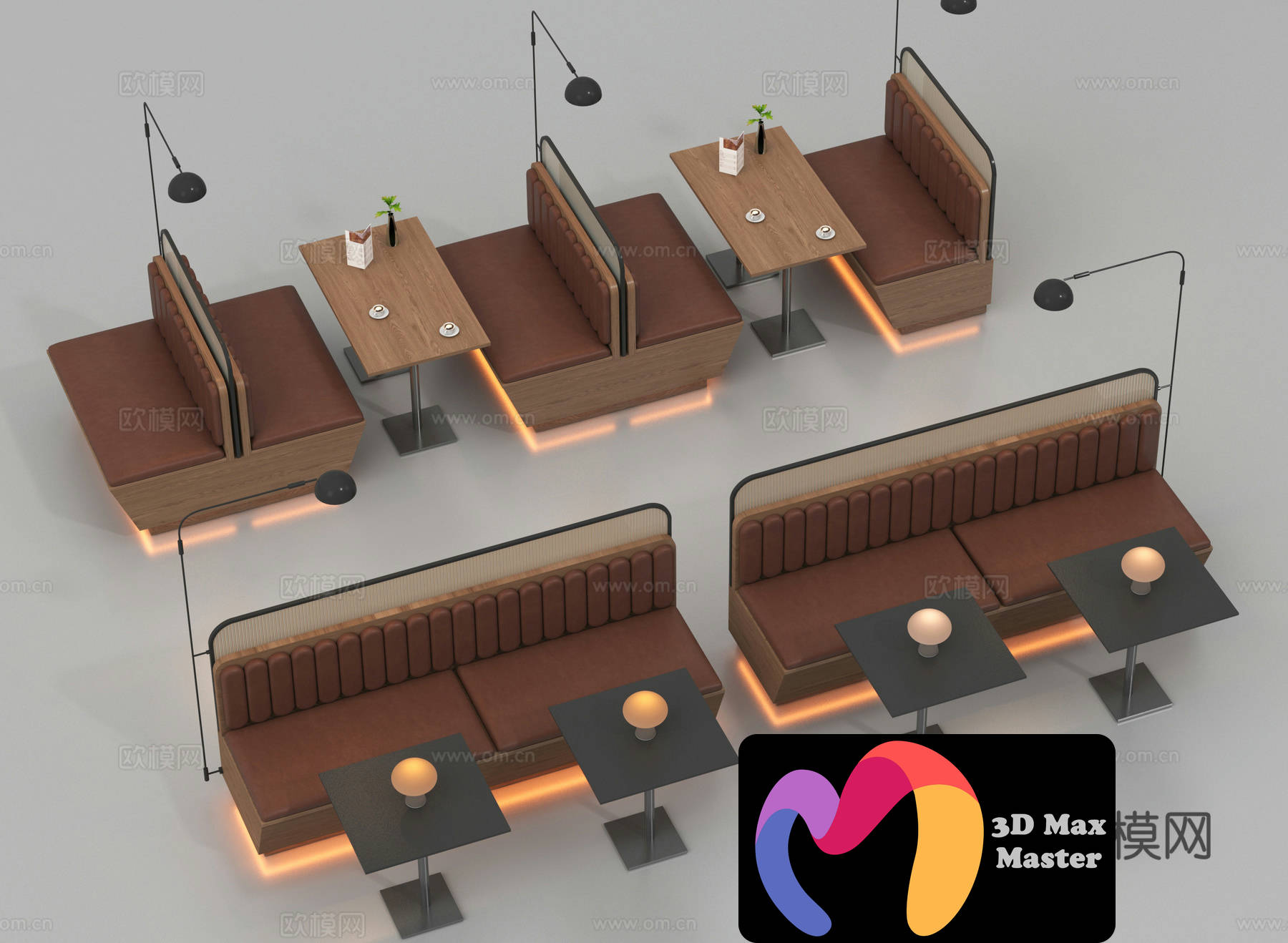 Architectural 3D Scenes: Interiors, Exteriors, and More