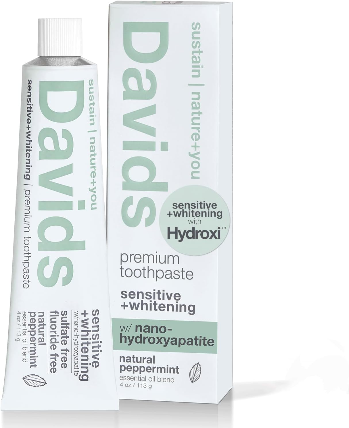 Davids Sensitive+Whitening Nano-Hydroxyapatite Toothpaste