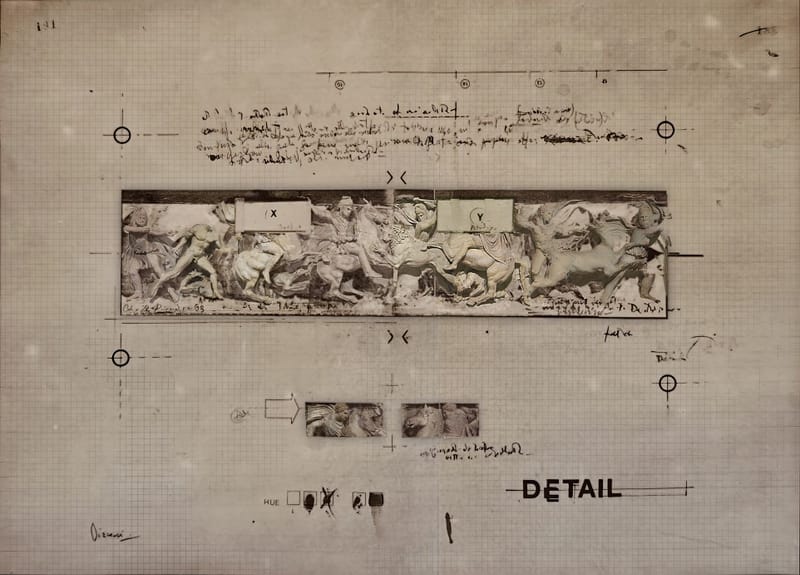 Detail Art 1963 cm 41x32 TM su carta quadrettata 