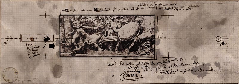 Detail Art 1963 cm 41x32 TM su carta quadrettata 