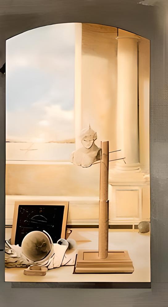 «Алхимическая комната», пигменты, шеллак и яичная темпера, 100 x 110 см — 1979/80 Alchemico