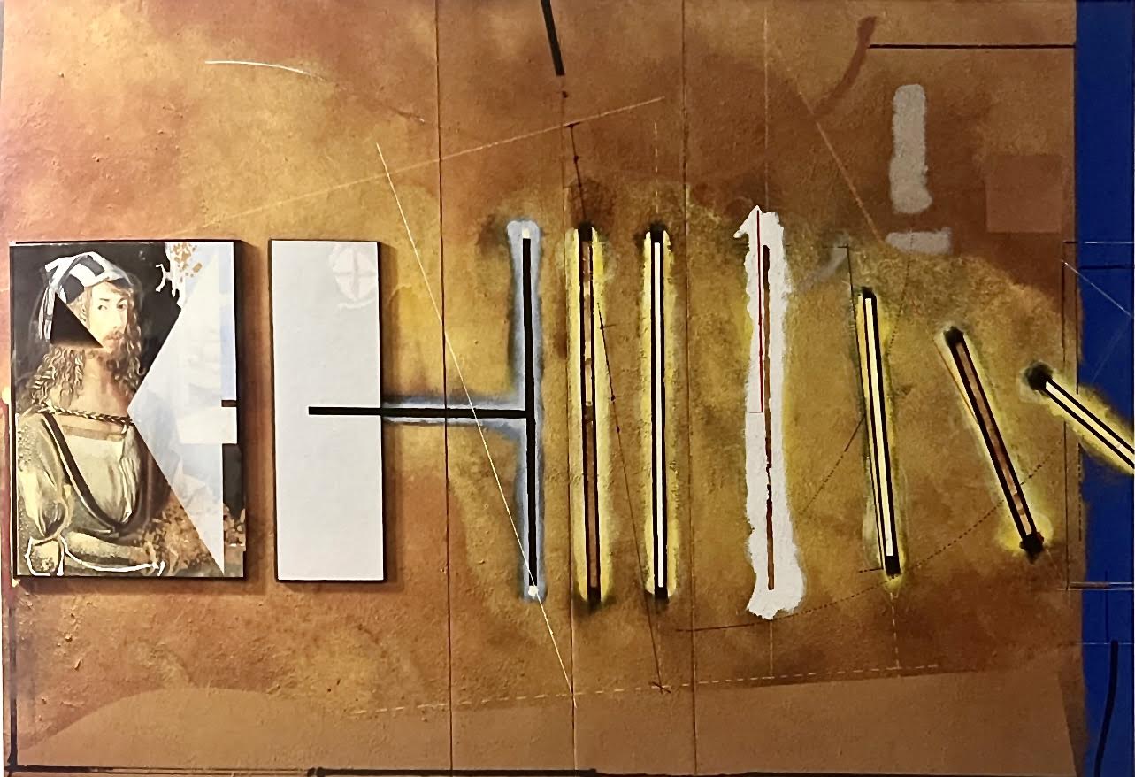 Стена Караваджо 1989 см 70 x 70 TM на холсте, дереве и железе