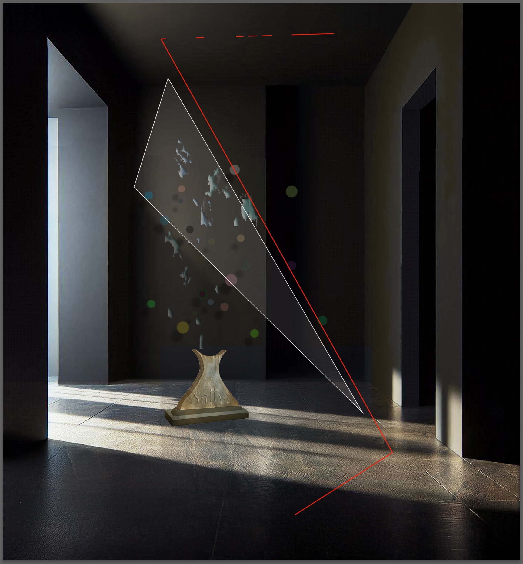 Луч света 61 x 72 см TM на льняном холсте