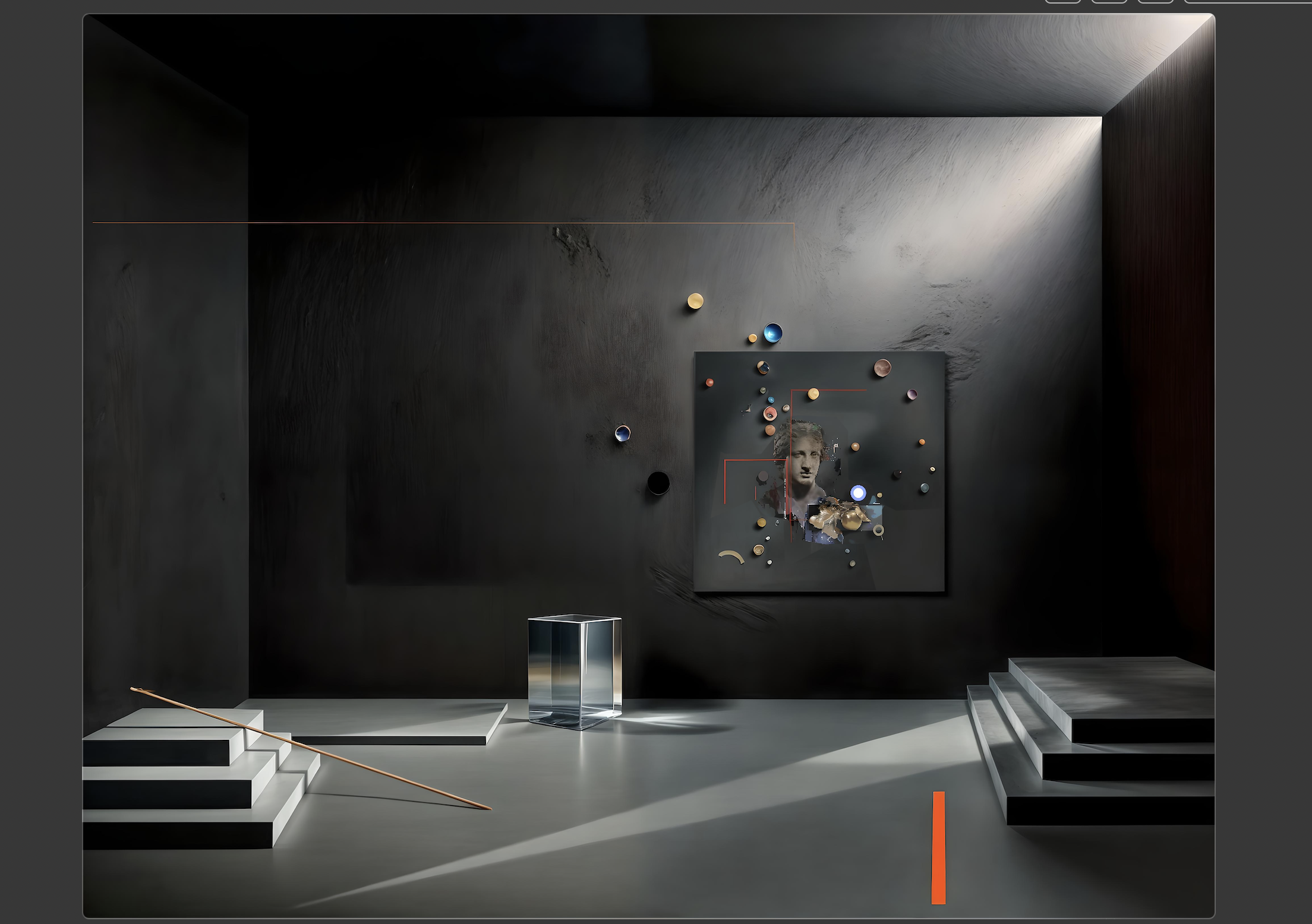 Луч света 61 x 72 см TM на льняном холсте