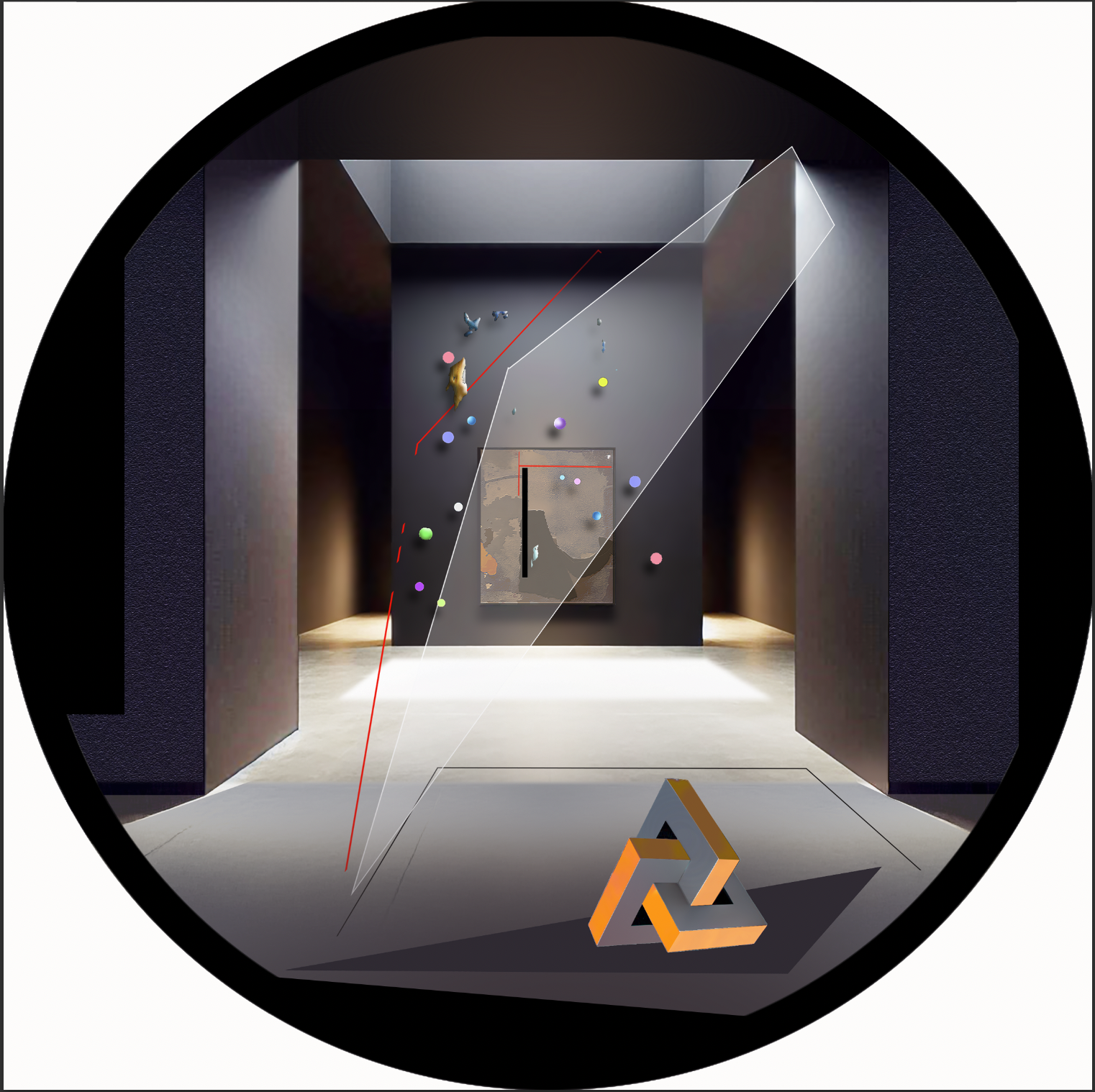 Луч света 61 x 72 см TM на льняном холсте