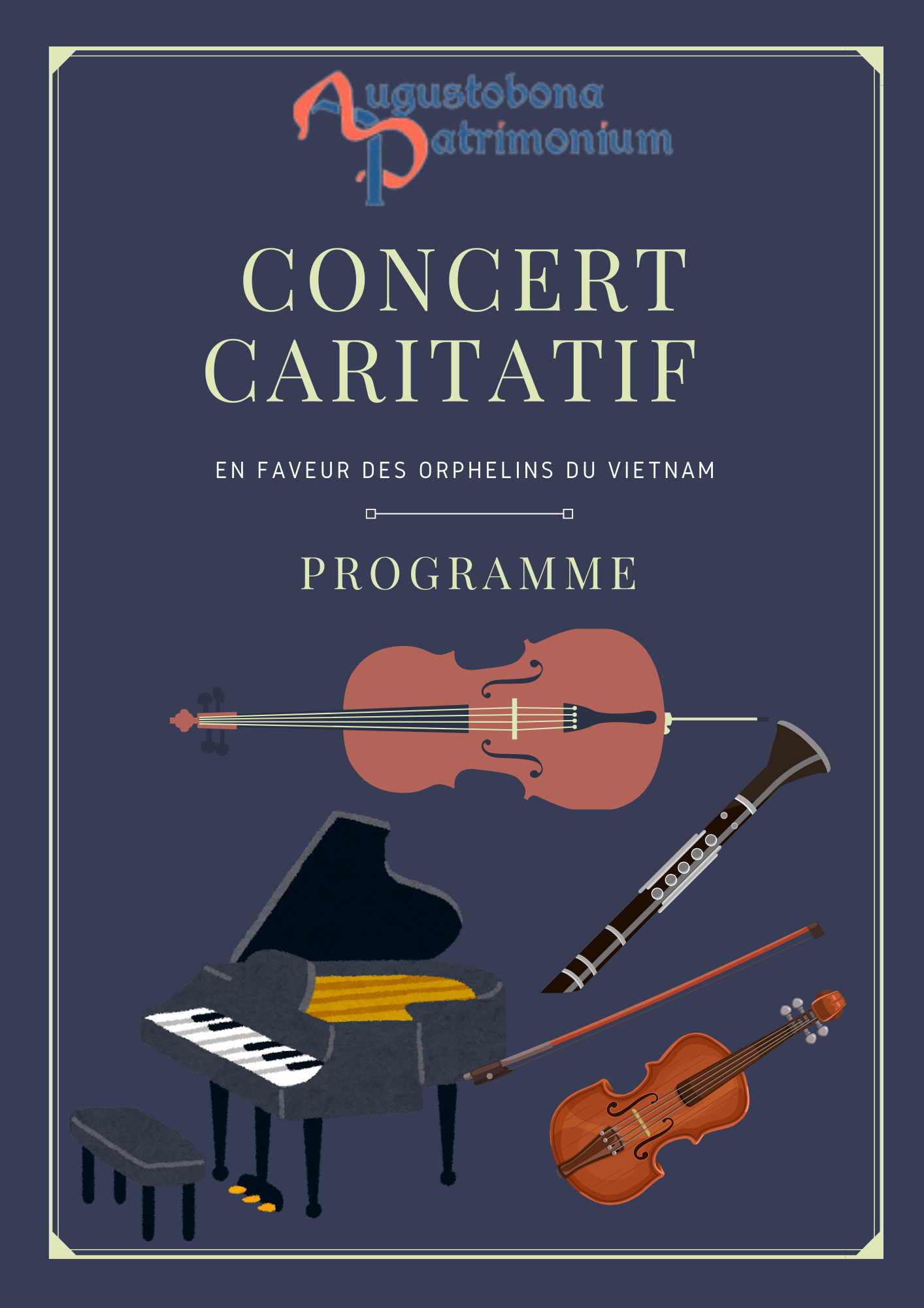 Concert caritatif du 7 juin 2024 dans la salle Cortot (Paris) Buổi hòa nhạc từ thiện vào ngày 7 tháng 6 năm 2024 tại Salle Cortot (Paris)