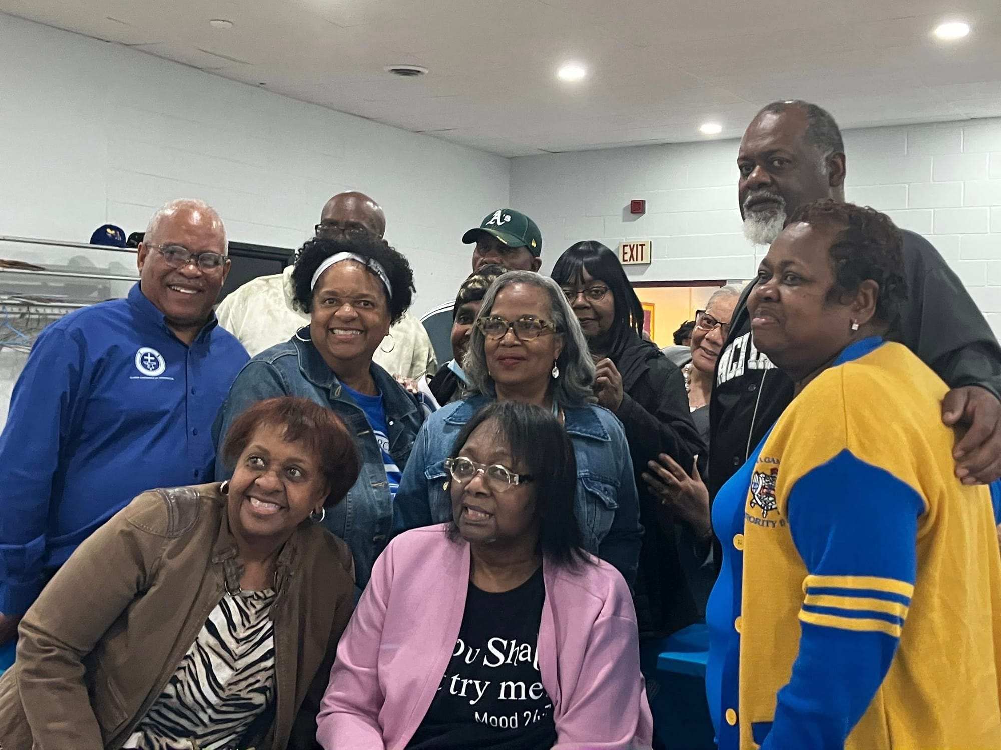Lay Organization President, Sis. Dacia Nash-Travis (center), The Nash Family and Friends
