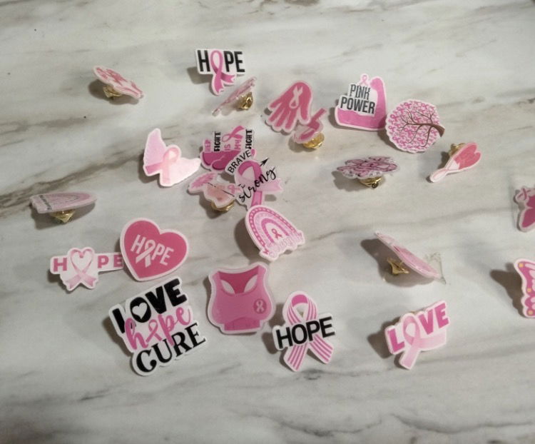 "Remember all who are battling this disease, women AND men, the loved ones who support them, and the families and friends who grieve  over those they've loved & lost."