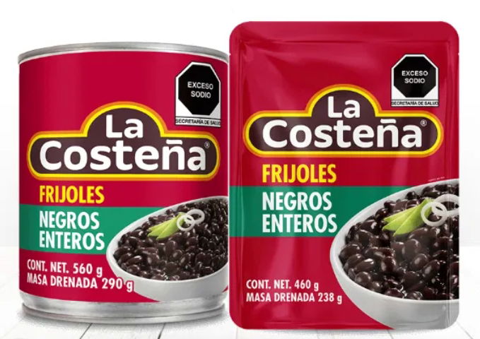 Frijoles negros enteros