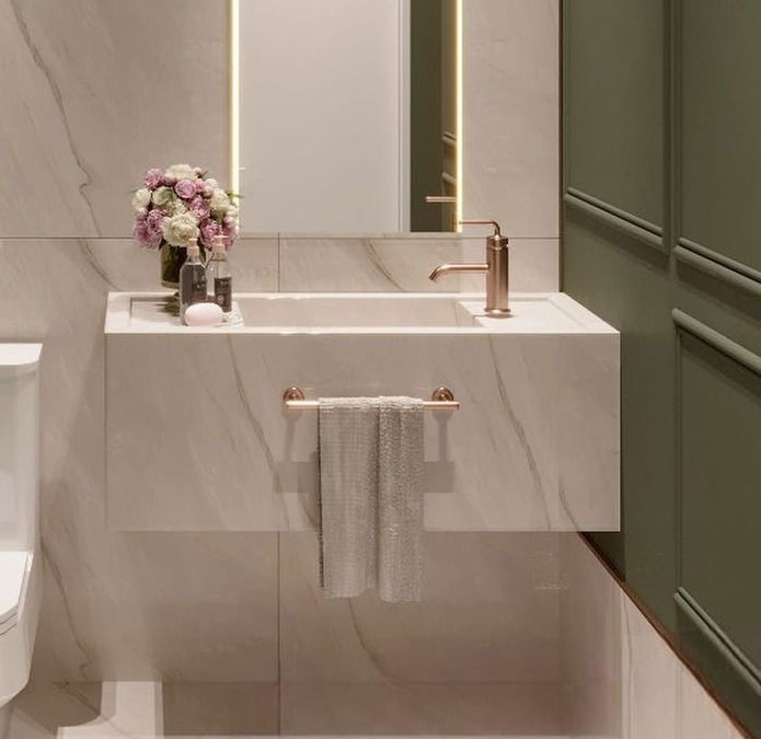 مغاسل رخام مفرده