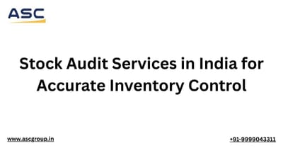 Stock Audit Services in India for Accurate Inventory Contro