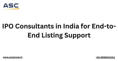 IPO Consultants in India for End-to-End Listing Support