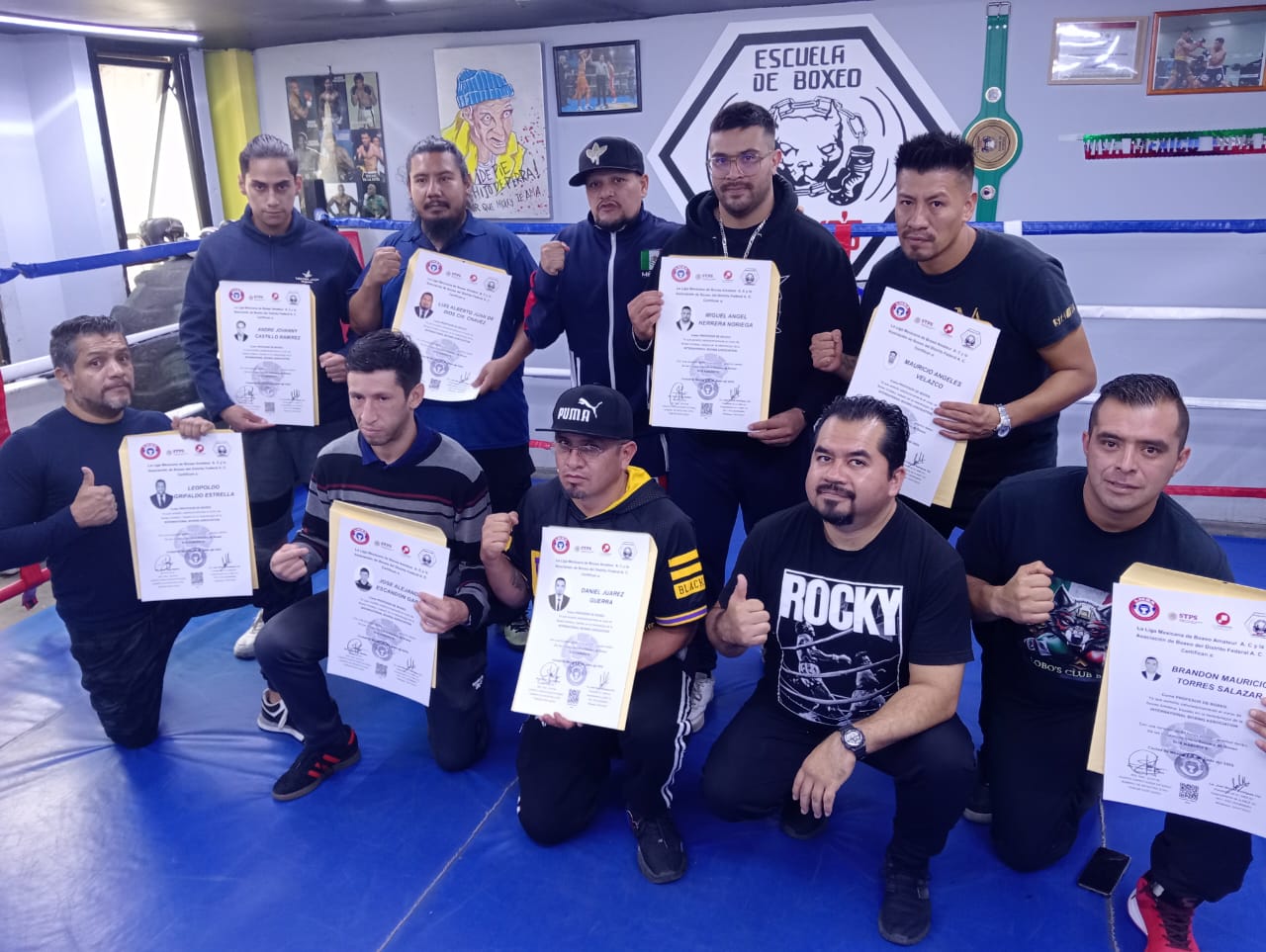 SEPTIMA GENERACIÓN DE LA CERTIFICACIÓN PARA PROFESORES DE BOXEO DE LA LIGA MEXICANA DE BOXEO AMATEUR