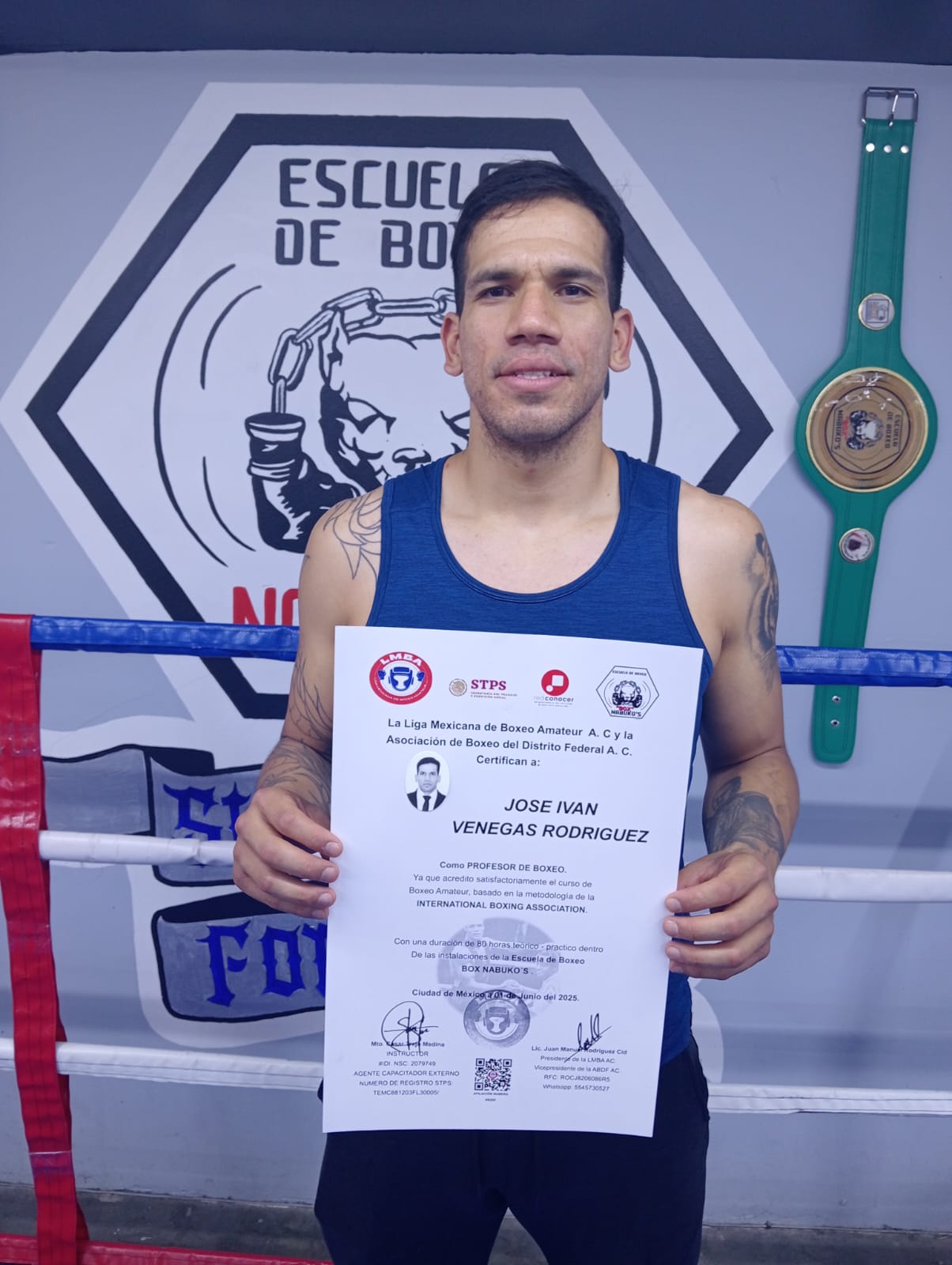 Profesor Iván Venegas